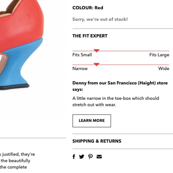 John Fluevog Classy CLARA Leather Swirl Pumps Shoe in Red Women's Size 8 - Picture 13 of 13